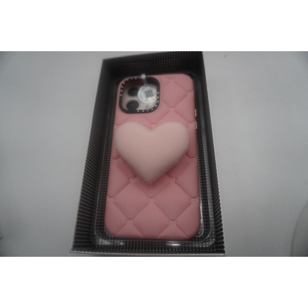 CASETiFY IPhone 14 Pro Max The Grippy Case Heartbreaker Pink Heart Plush Grip - Picture 6 of 9